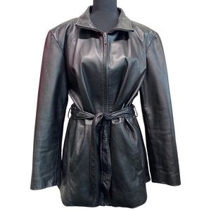 Classic Leather Black Jacket (Unisex)